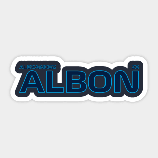 ALEXANDER ALBON 2023 Sticker